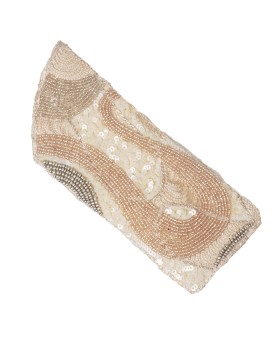 Spectacle Case - Beige Embroidered 