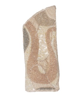 Spectacle Case - Beige Embroidered 