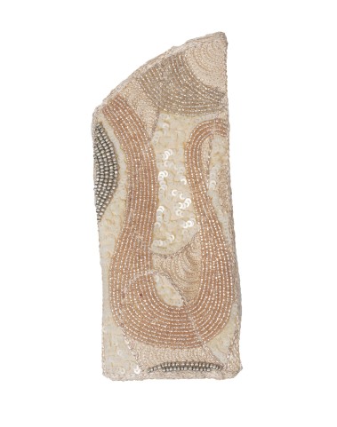 Spectacle Case - Beige Embroidered 