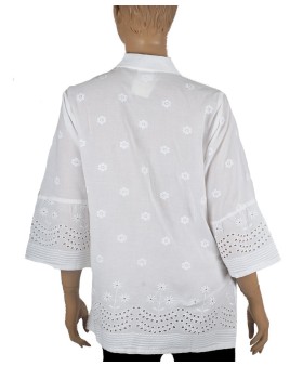 Casual Shirt - White Floral
