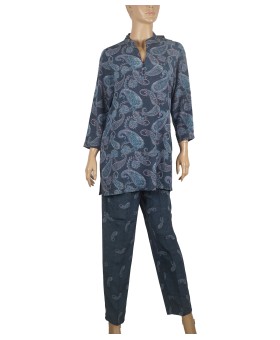 Silk Co-ord Set - Paisley