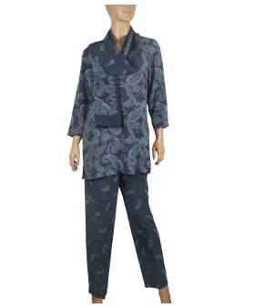 Silk Co-ord Set - Paisley