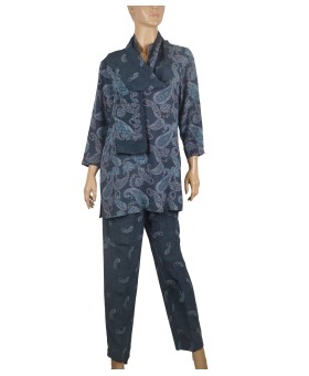 Silk Co-ord Set - Paisley