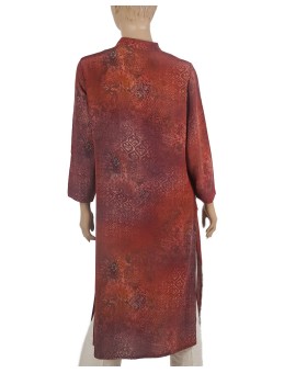 Tunic - Maroon Floral