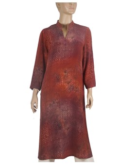 Tunic - Maroon Floral