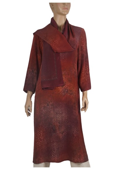 Tunic - Maroon Floral