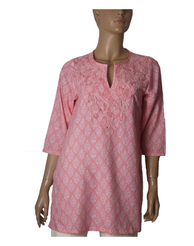 Casual Kurti- Coral Heritage