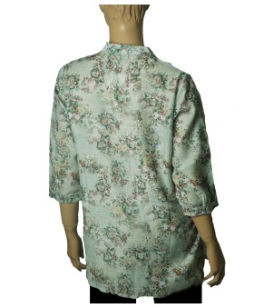 Casual Shirt - Green Floral Garden