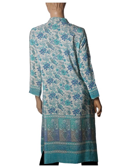 Tunic - Aqua Flora