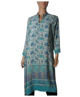 Tunic - Aqua Flora