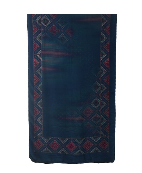 Crepe Silk Scarf - Royal Mosaic