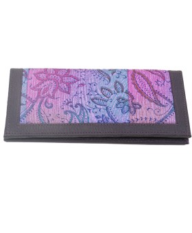 Silk Wallet - Purple Creeper