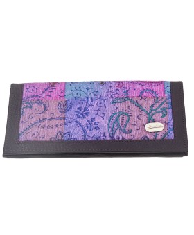 Silk Wallet - Purple Creeper