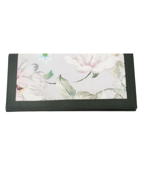 Silk Wallet - White Floral