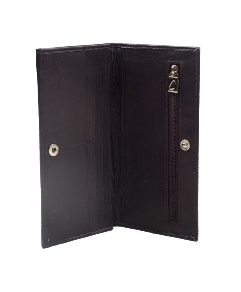Silk Wallet - Big Beige Flowers