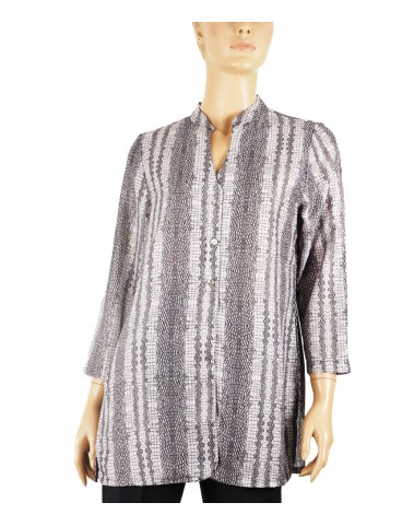 Casual Kurti - Coat Cut With Silver Button
