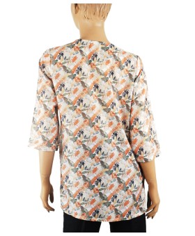 Casual Kurti - Leaf Prints