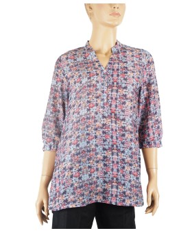 Casual Kurti - Floral Abstract