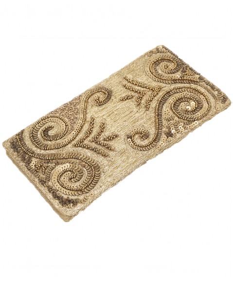 Mobile Case - Golden Embroidered 