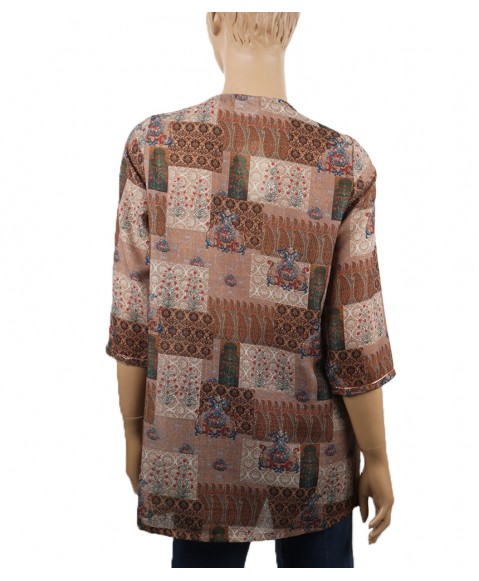 Antique Kurti - Paisley and Batik Patchwork