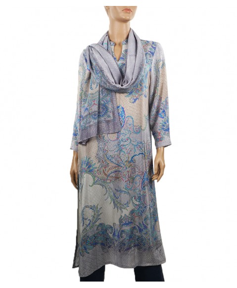 Tunic - Grey Paisley