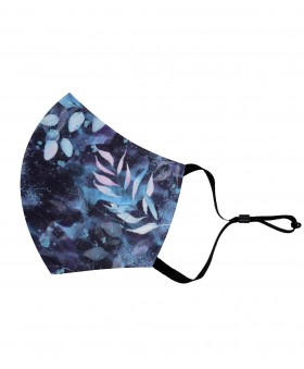 Fashion Accessories - Dark Blue Leaf