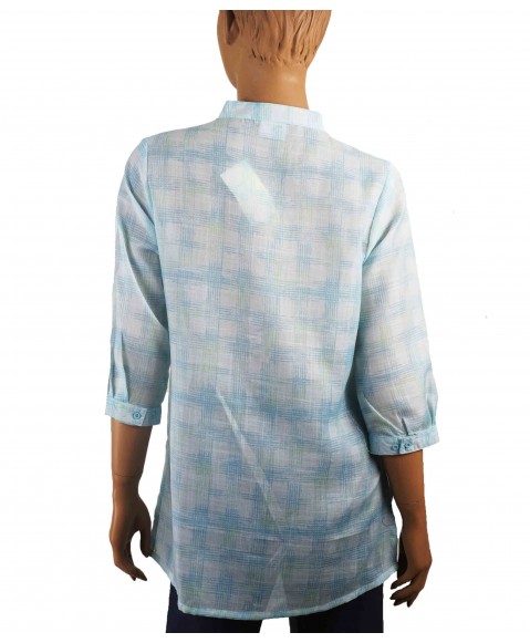 Casual Kurti - Blue Checks