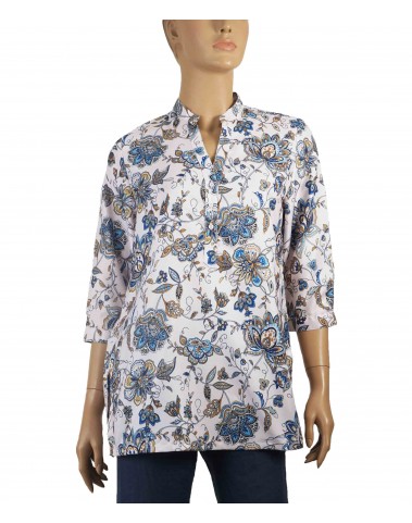 Casual Kurti - Blue Floral