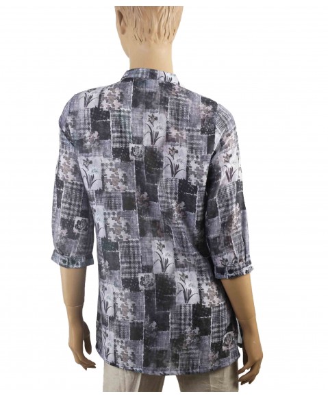 Casual Kurti - Black Puzzle