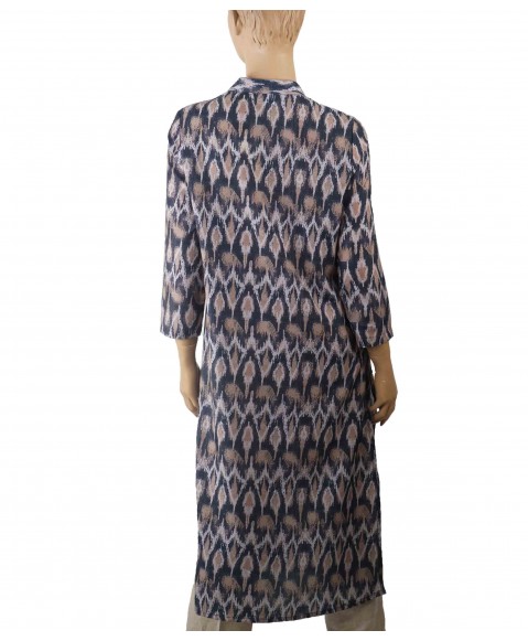 Tunic -Black Ikat