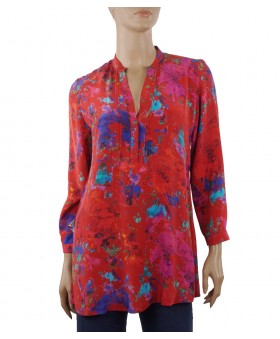  Long Silk Shirt - Christmas