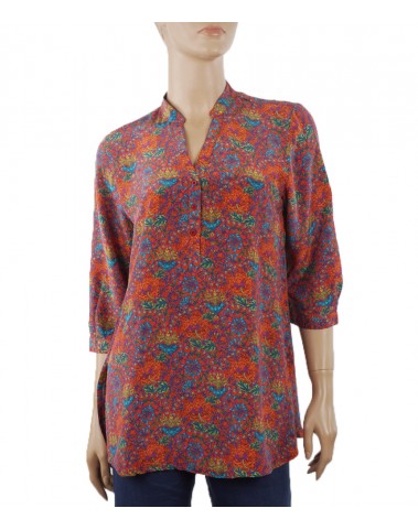  Short Silk Shirt - Garden