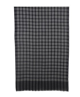 Muffler- Black And White Checks