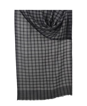 Muffler- Black And White Checks