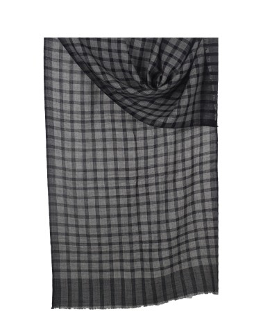 Muffler- Black And White Checks
