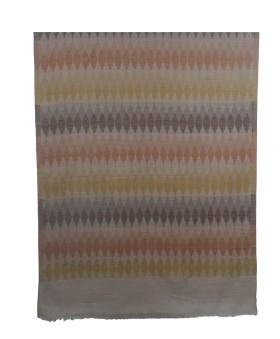 Ikat Stole - Beige