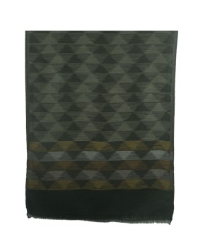 Ikat Stole - Green 