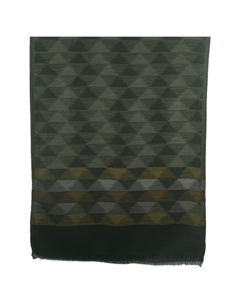 Ikat Stole - Green 