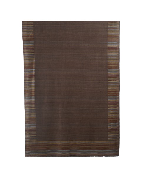 Plain Stripe Stole - Brown Stripe Stole Plain Stripe Stole - Brown Stripe Stole