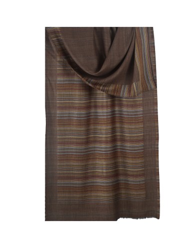 Plain Stripe Stole - Brown Stripe Stole Plain Stripe Stole - Brown Stripe Stole