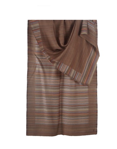 Plain Stripe Stole - Brown Stripe Stole Plain Stripe Stole - Brown Stripe Stole