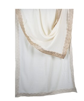 Off White Sequence Border Stole