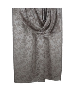 Woven Stole - Brown autumn leaf