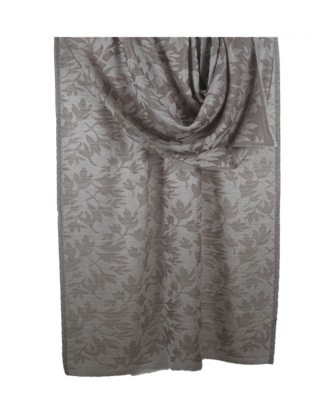 Woven Stole - Brown autumn leaf