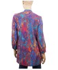  Long Silk Shirt - Blue Roots