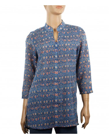 Casual Kurti - Red Lily Pintuck
