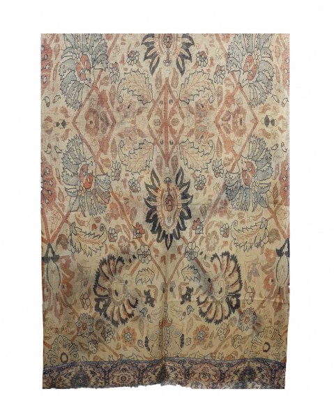 Printed Stole - Beige Carpet