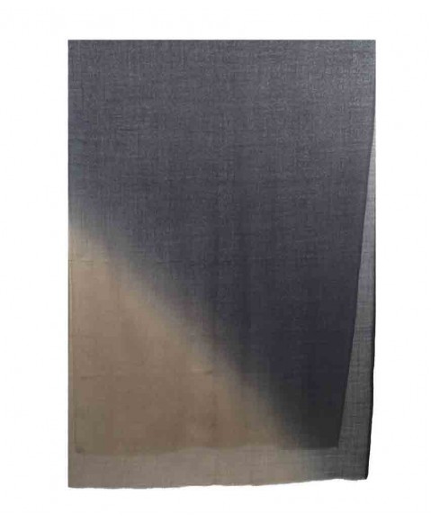 Shaded Ombre Stole - Grey and Beige