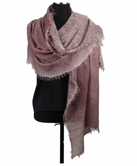 Onion Pink Pashmina Distress Stole