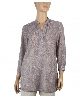 Casual Kurti - Lilac ethical prints